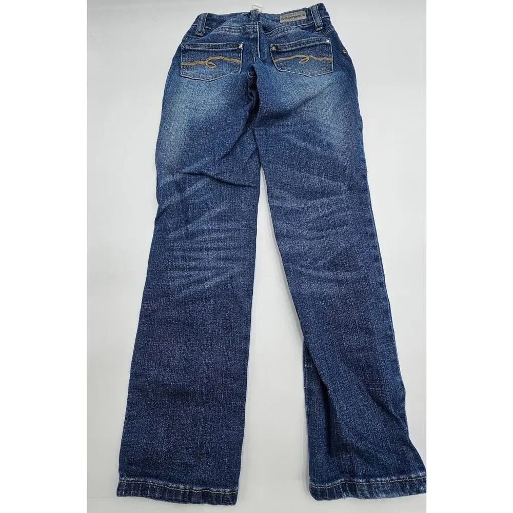 4 Pair Justice Girl's Size 8 Jeans/Jeggings